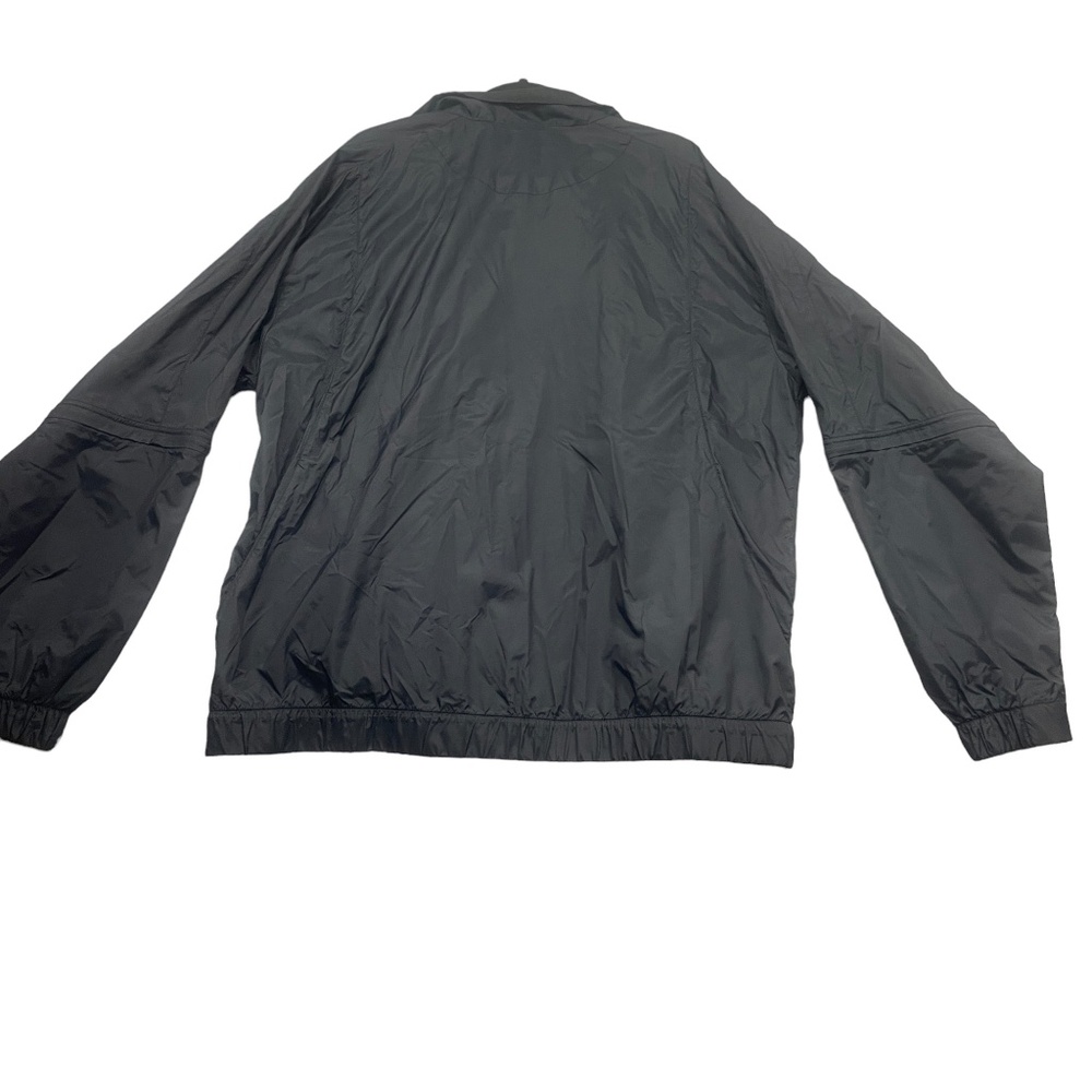 Nike Golf Black Men's Full Zip Long Sleeve Wind Breker‎ Convertable Sleeve Nylon - Picture 8 of 8